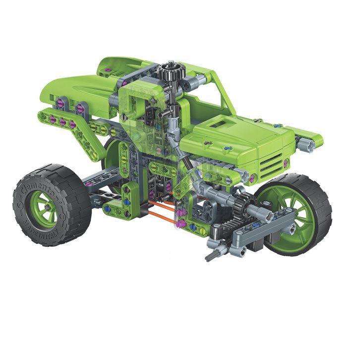 Monster Truck - CLEMENTONI - Mon Atelier Mécanique - Plus de 260 pièces - 2 en 1 - Dès 8 ans - Fabriqué en Italie