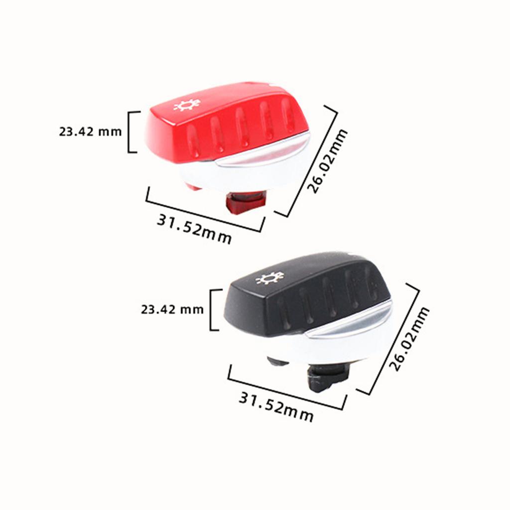 Front Headlight Control Switch Knob 61319134726 Car Head Light Switch Button for BMW 5 Series E60 E61 X5 X6 E70 E71 E72 Z4 E89