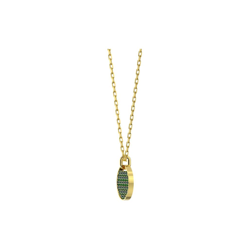 Swarovski Bella V Emerald Crystal Gold Chain Necklace