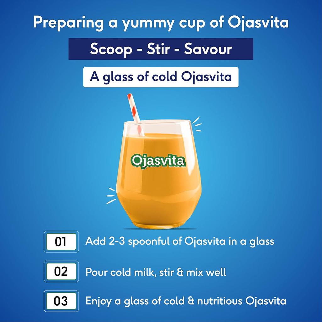 Sri Sri Tattva Ojasvita Mango Drink Mix 1kg Foil Pack | Energy, Immunity & Mental Fitness Boost