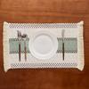 1/4/6pcs Farmhouse - Style Rectangular Placemats, Woven Tassel Table Mats. Ideal for Decorating Dining and Kitchen Tables,