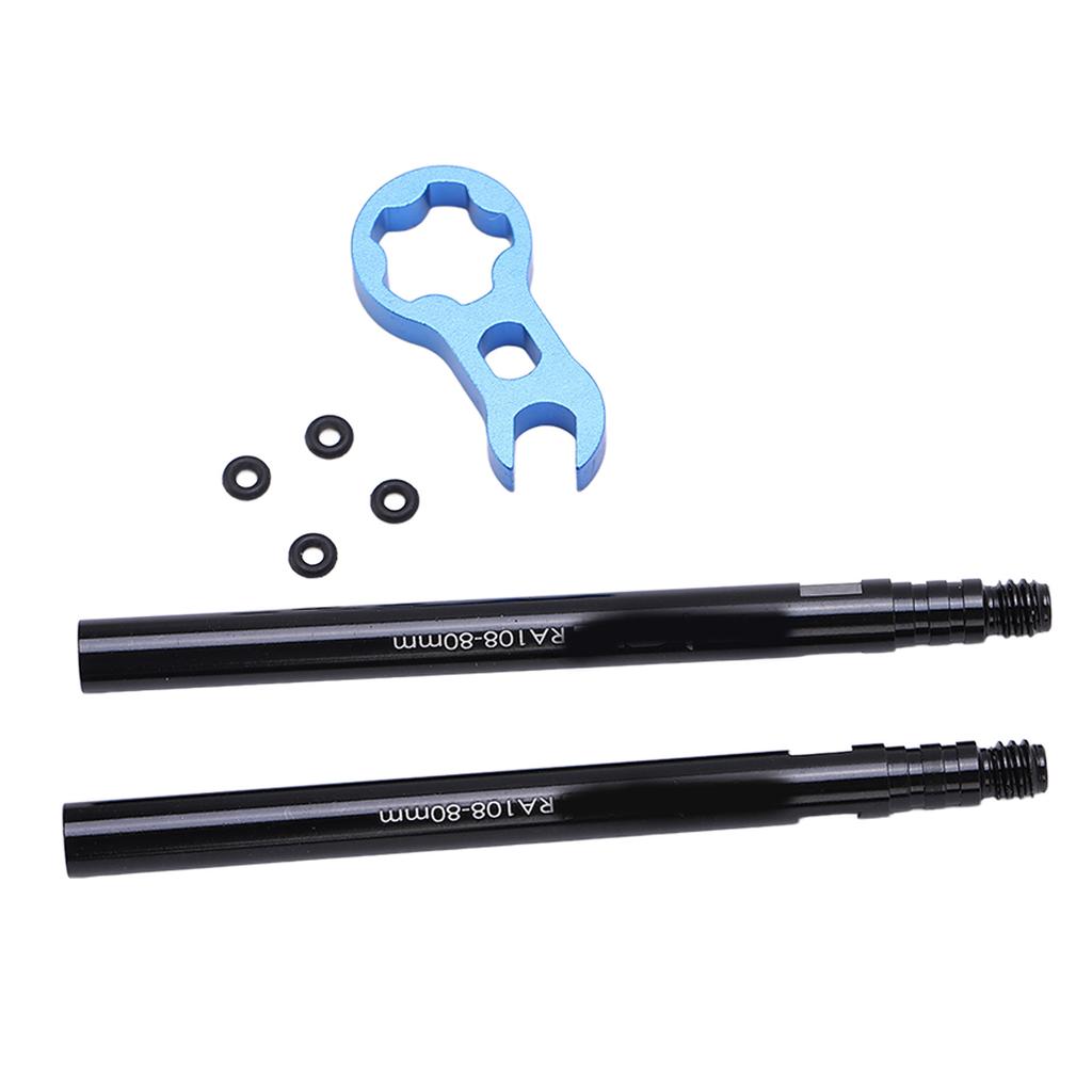 Bike Accessory Tire Valve Extender Kit Tube French Valve Stem Extension Aluminium Alloy for Road Bike