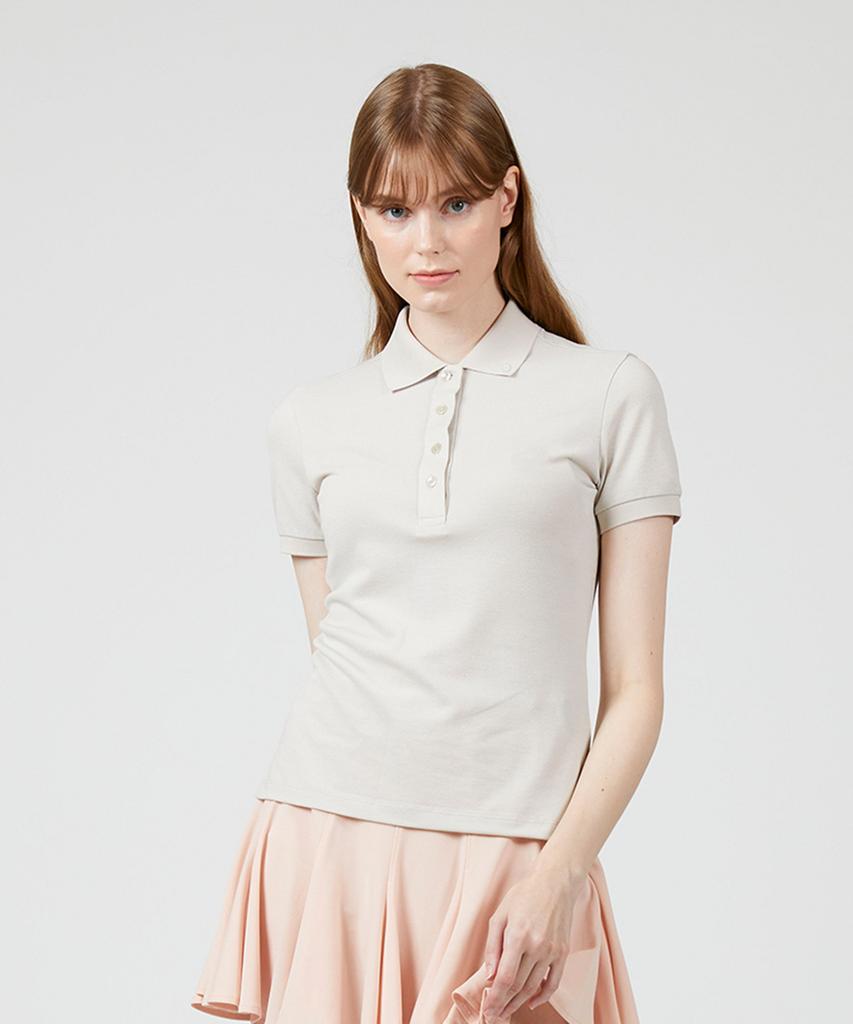 A Ben Women'S Paper Light Polo Shirt Beige