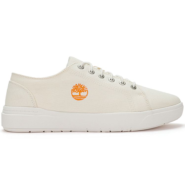 Timberland Retro Rutschfest Langlebig Stützend Low Top Canvas Schuhe Herren Sneaker Weiß A5P5GW
