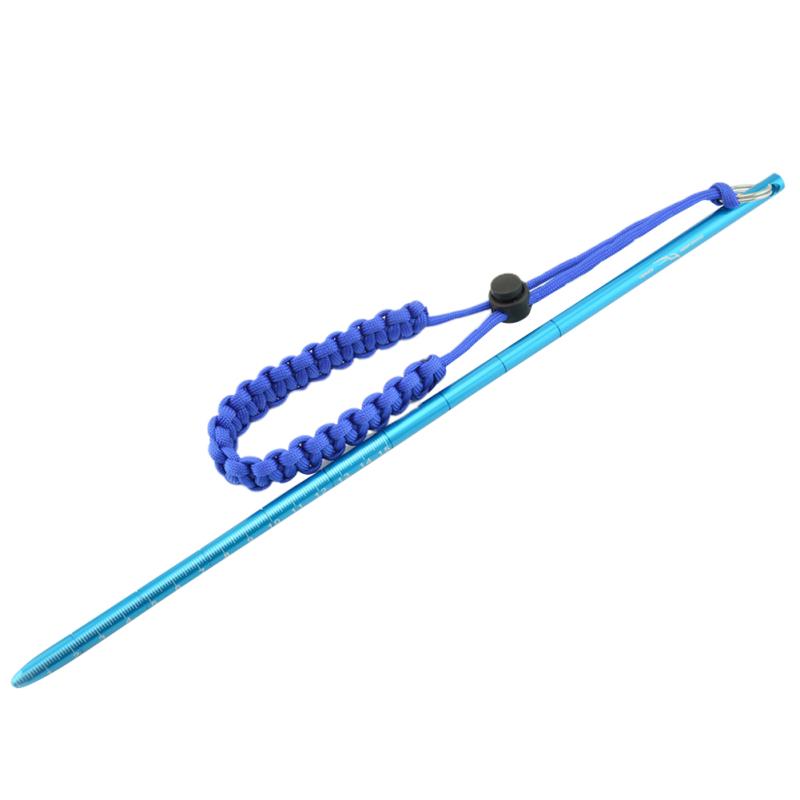 Light Weight Aluminium Alloy Scuba Diving Stick Pointer Rod With Hand Rope Underwater Shaker Noise
