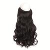 Long Curly Synthetic Hair Extensions With Invisible Wire Fishing Line Hair Extensions Hairpieces Fake Hair For Women