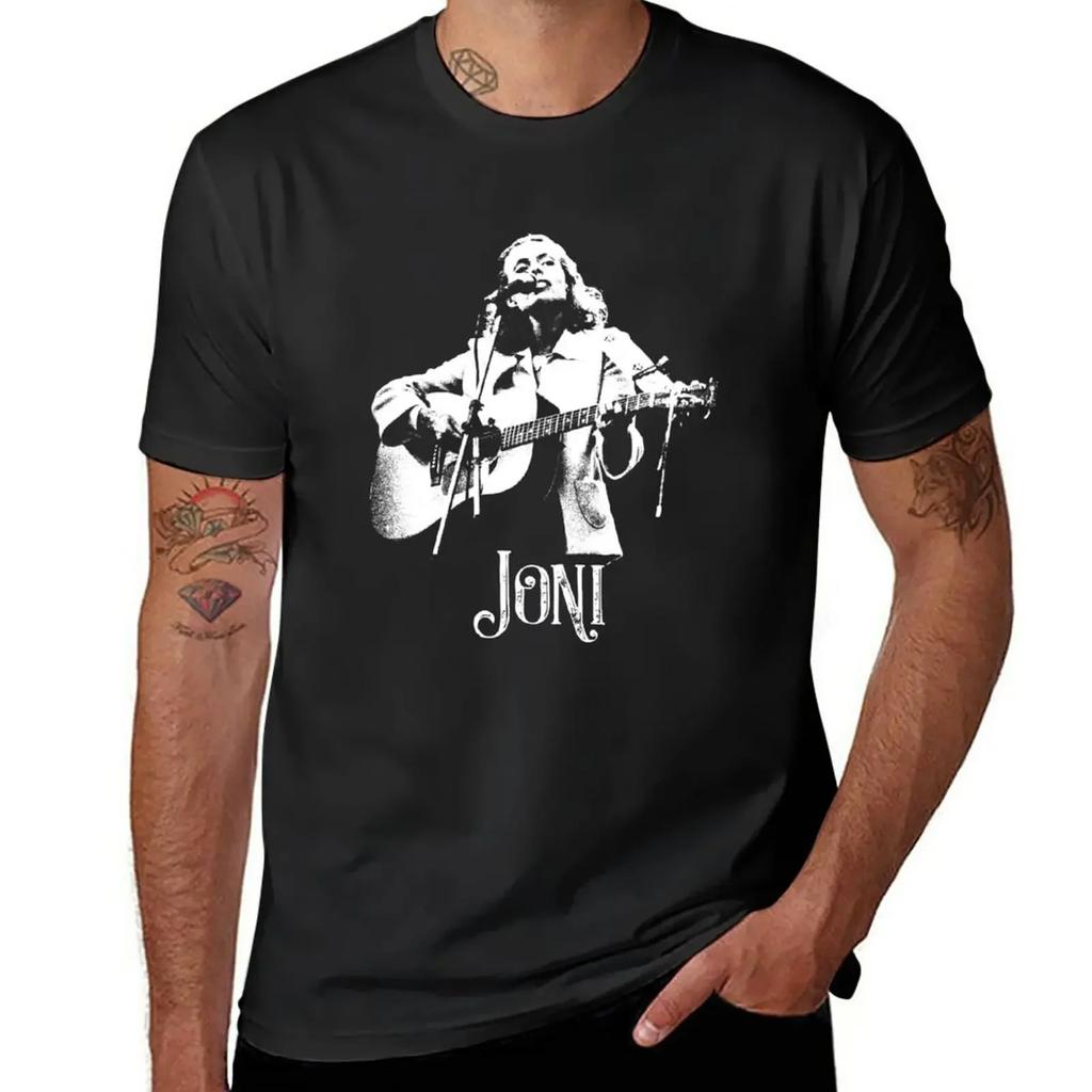 Joni - The White Stencil T-Shirt sweat vintage clothes t shirts for men pack