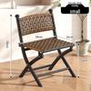 OEING Folding Balcony Rattan Chair