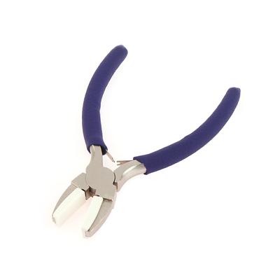 Nylon Jaw Pliers Carbon Steel Craft Plat Nose Pliers For Beading Jewelry Making