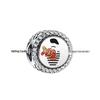 Pan Jia S925 White Copper Cartoon Pendant Beads for DIY Bracelets: Rhinestone-Inlaid Anime Jewelry Accessories