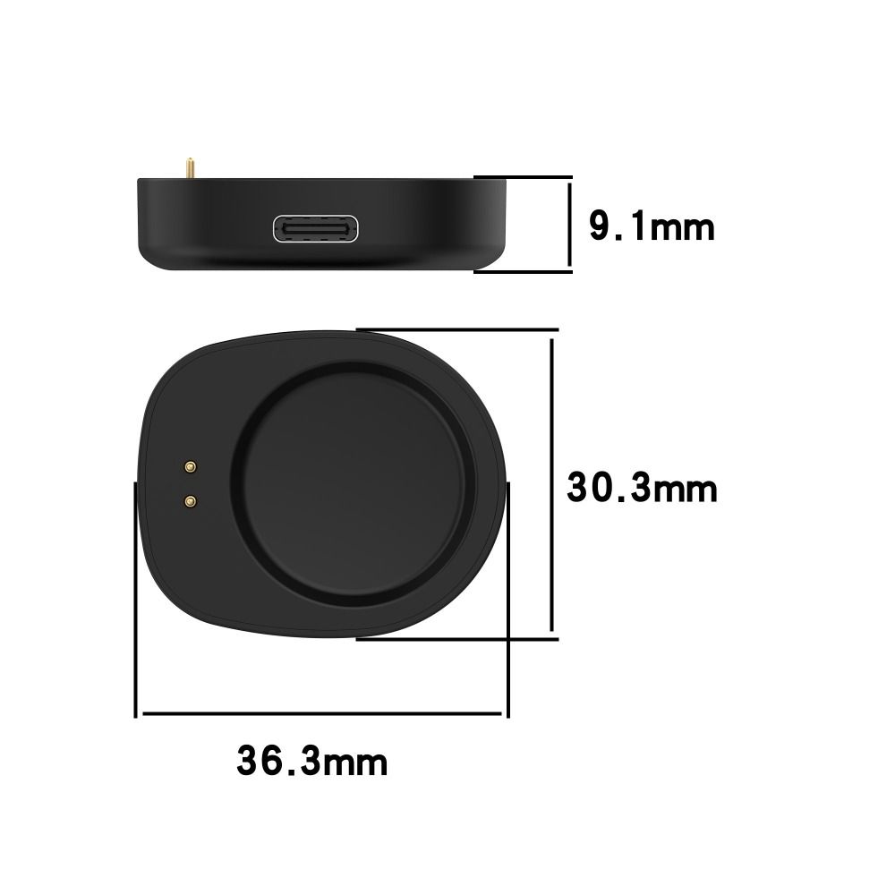 Magnet Charger Adapter Type-C Converter Charging Smartwatch Charging Dock for Amazfit T-Rex 3