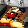 1pc Mickey Pattern Area Rug Soft Flannel Floor Mat for Living Room,Office,Bedroom and Carpet,Sofa Coffee Table Floor Mat