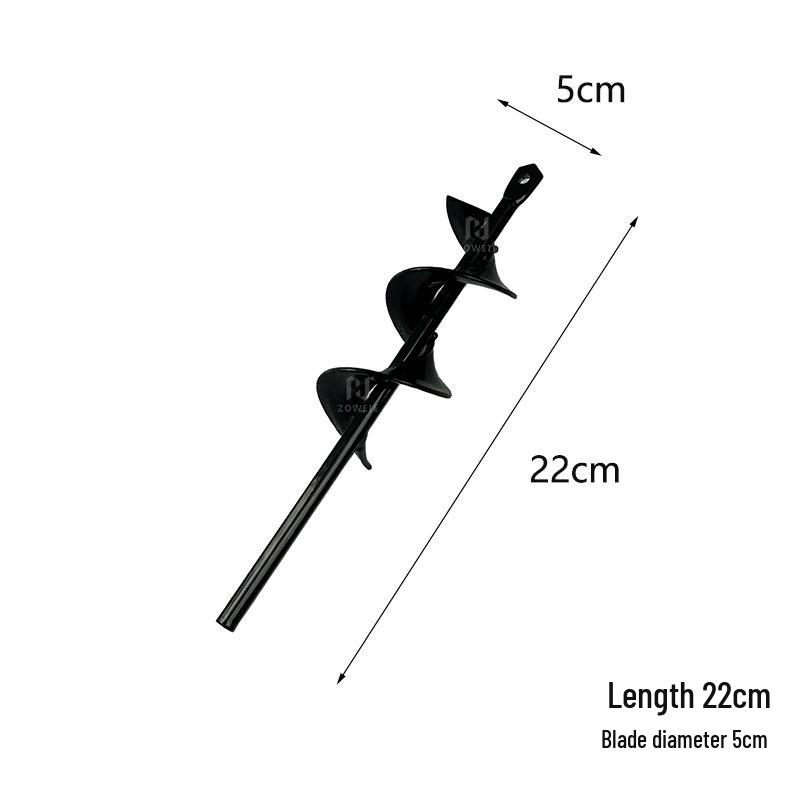Electric Earth Auger Drill Bit: Garden Plant & Vegetable Soil Loosening Tool
