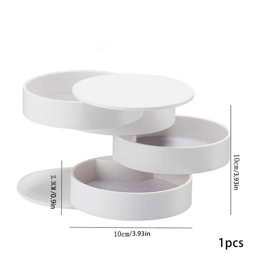 Nordic Rotating Multi-layer Jewelry Organizer Box