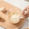 With Clear  Scale Egg Beater Manual Liquid Mixing Cup Cream Stirring Cup  Kitchen Accessories
