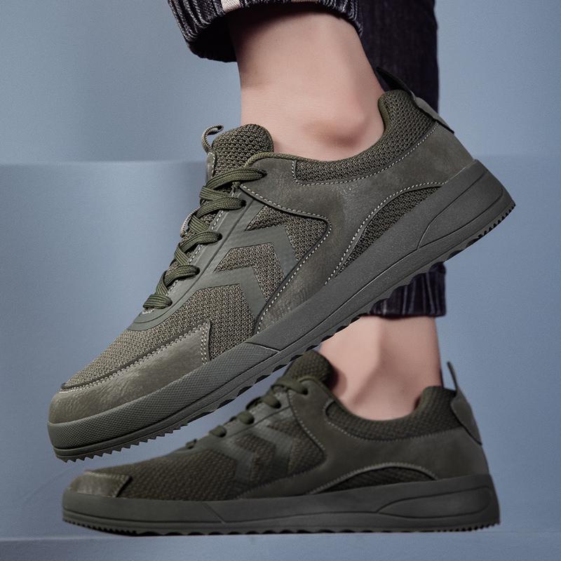 Fashion 2024 Four-season Low-top Sports Casual Shoes Wide-toe Shoes Large Barefoot Wide-palm Large-size Men's Shoes with Fashion