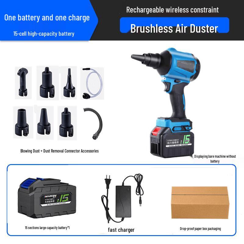 Cordless Multi-functional Blower & Vacuum Cleaner CN plug (adapter included)