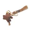 Cute Elephant Keychain Soft PU Leather Key Accessory for Bags Keys Gift Fashionable Animal Design Decorative Charm