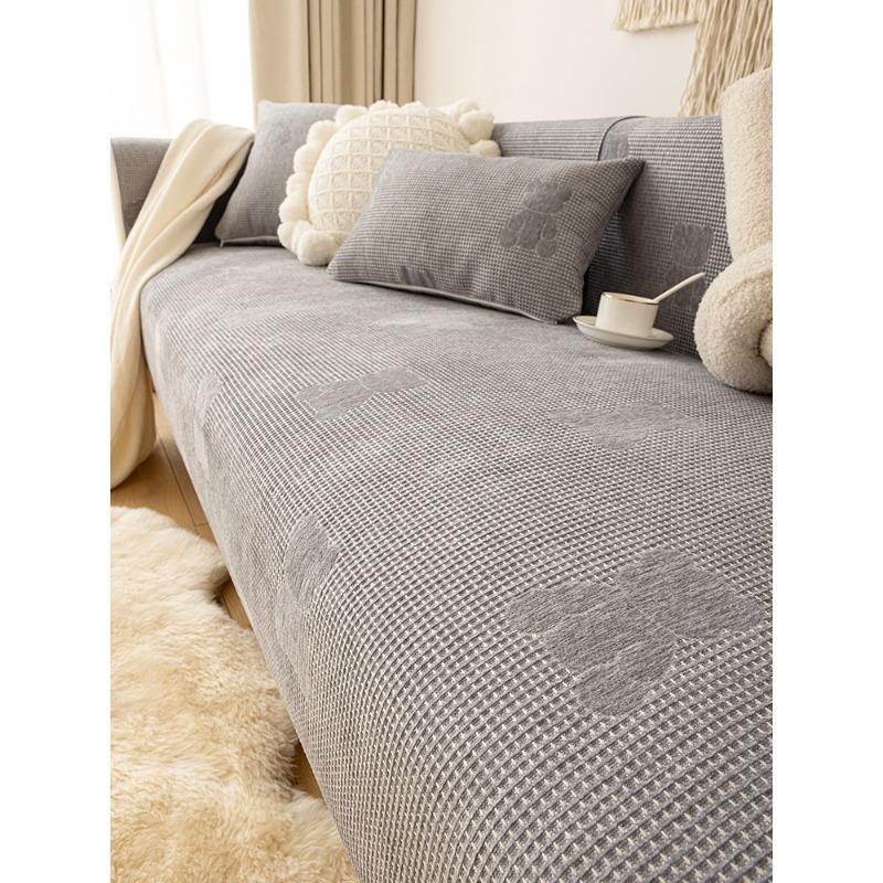 

Подушка для дивана из шенилла Light Luxury Minimalist, нескользящая, универсальная, всесезонная, универсальная, чехол для дивана, ткань 70*70cm