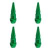 Bullet Valve Caps Car Motorcycle Wheel Tire Valve Caps Alloy Spike Shaped Aluminum Car Styling Auto Exterior Accessories 4Pcs