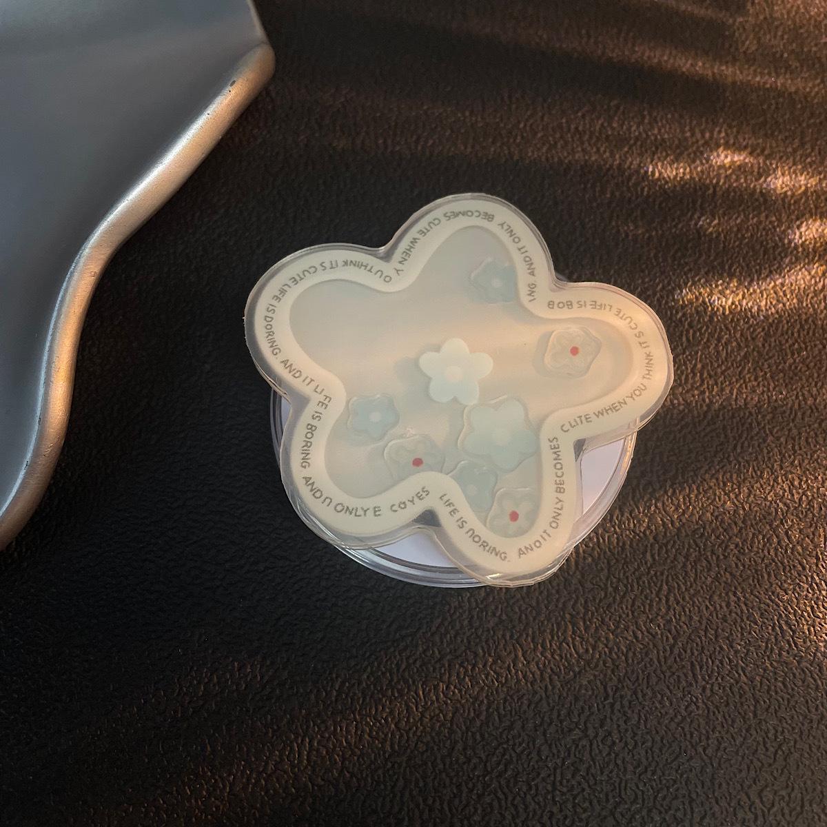 Korean Japanese Style HyunA Flower Star MagSafe-Compatible Magnetic Phone Holder with Ring Buckle