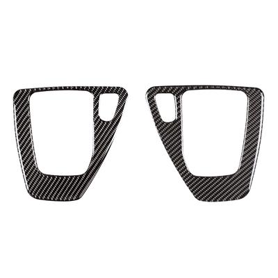 2x Chrome Inner Seat safty belt Pillar Decorator Trim Cover For BMW X6 E71 09-16