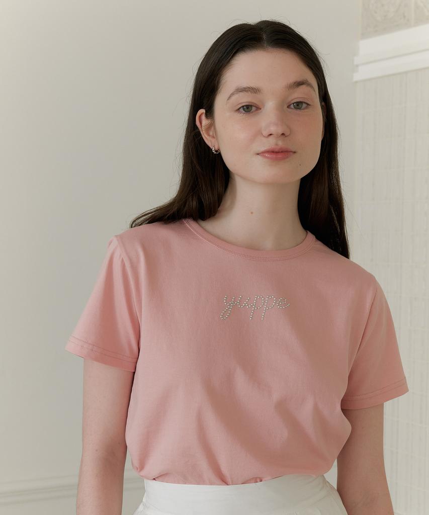 YUPPE Dotted Yuppe T-Shirt_Pink