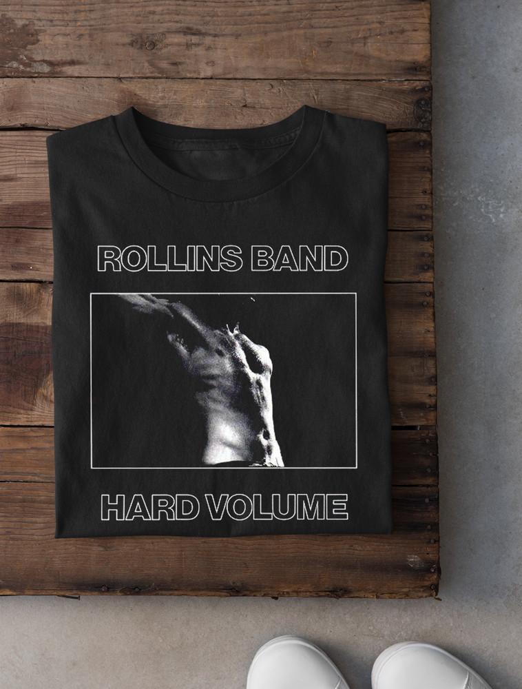 Rollins Band Shirt Hard Vollum All size Black Shirt Band Member Unisex T-Shirt XXXL
