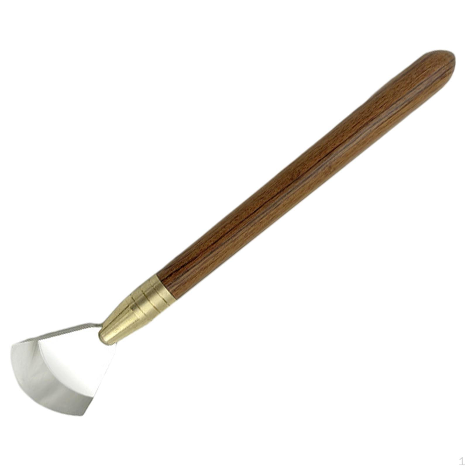 

Кожаный нож, режущий инструмент, резак для деревообработки с деревянной ручкой, сделай сам коричневый