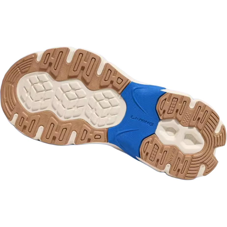 Li Ning Kids Sports Lifestyle Series Comfortable Fashion Durable Non-Slip Low-Top Casual Shoes Kids Casual Shoes Beige YKNV046-3