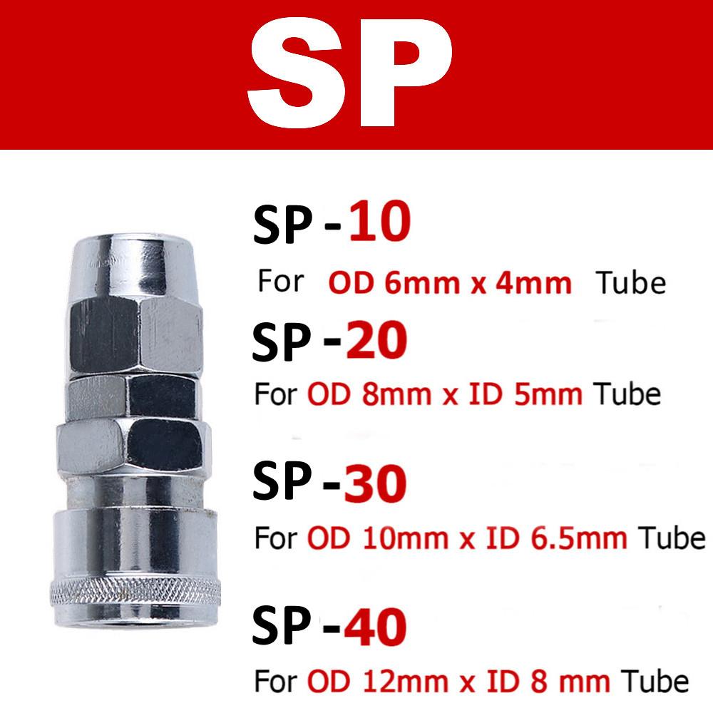 Pneumatic Fitting C Type Hose Quick Connector High Pressure Coupler Plug Socket PP SP PF SF PH SH PM 10 20 30 40 Air Compressor