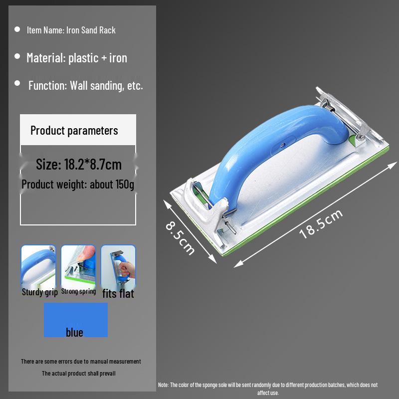 Sponge Handheld Sandpaper Holder for Wall and Corner Sanding