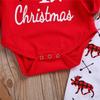 Christmas Newborn Baby Clothes Set Romper Long Pants Beanie Hat