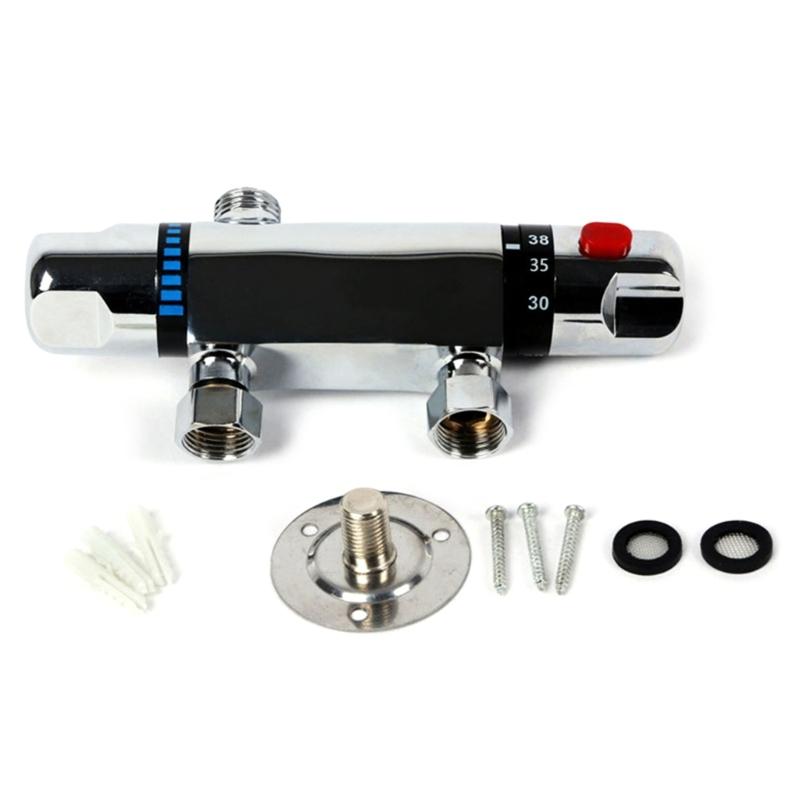 

Thermostatic Shower Mixer Thermostatic Bar Shower Mixer for Valve with Temperature Control Water Volume Control Shower 1