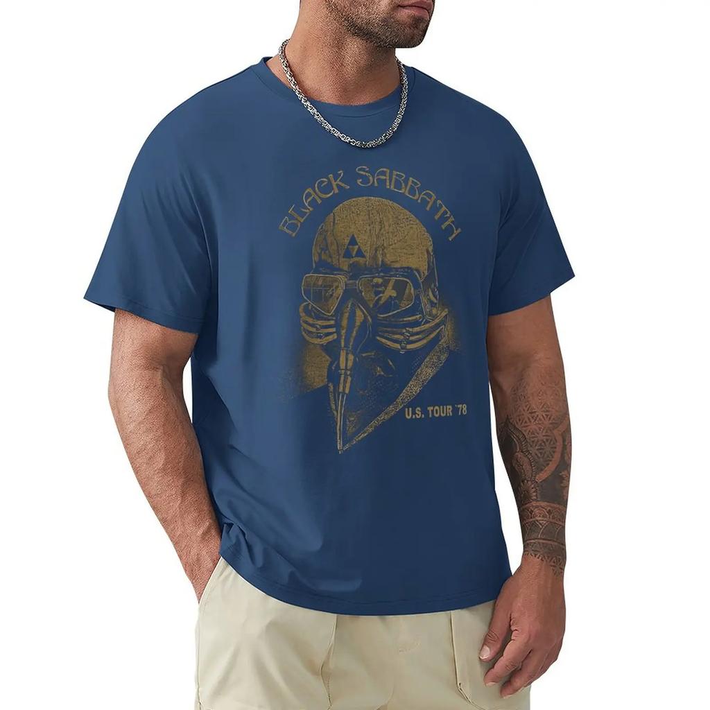 Black Sabbathe Rock Band Short Sleeve US Tour T Shirt Men Women Cotton Summer Brand Tee Top Gift Streetwear Fashion High Quality