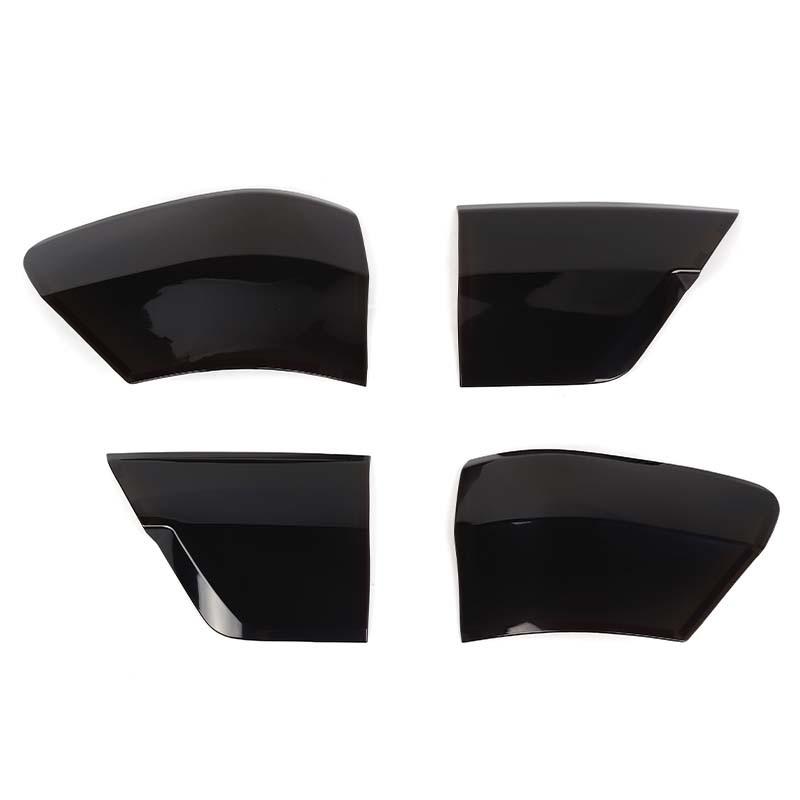 Car Tail Light Cover Taillight Decorative Stickers  For Jeep Grand Cherokee 2011-2013 Car Exterior Accessories, ABS Plastic