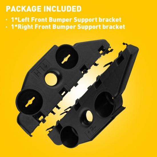Bumper Bracket For Nissan 2016-2018 Set of Altima 2 Front Left & Right Side