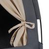 Cats Tent Door Curtain Style Foldable Cat Bed Outdoor Stray Cat House Portable for Travel Ventilate Kitty Puppy Bed Pet Supplies