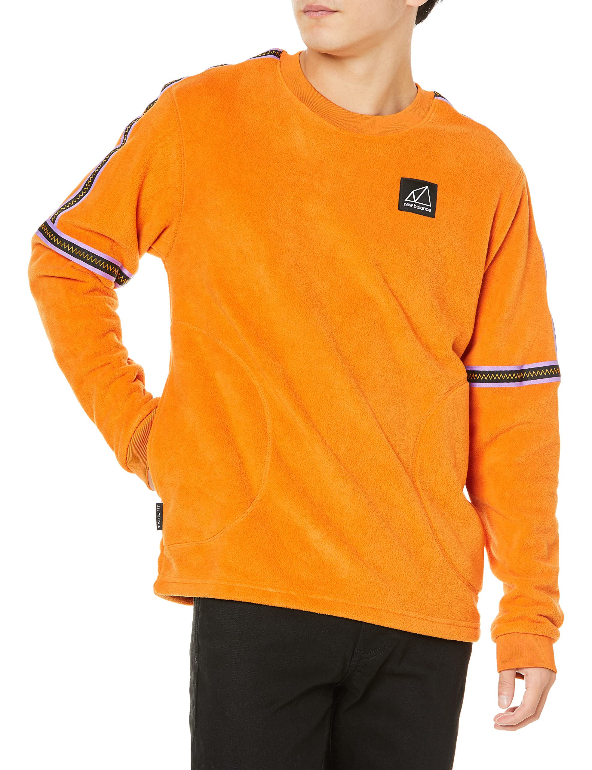 

Sweat NB All Terrain Fleece Crew MOE L [New Balance] (Madras Orange)
