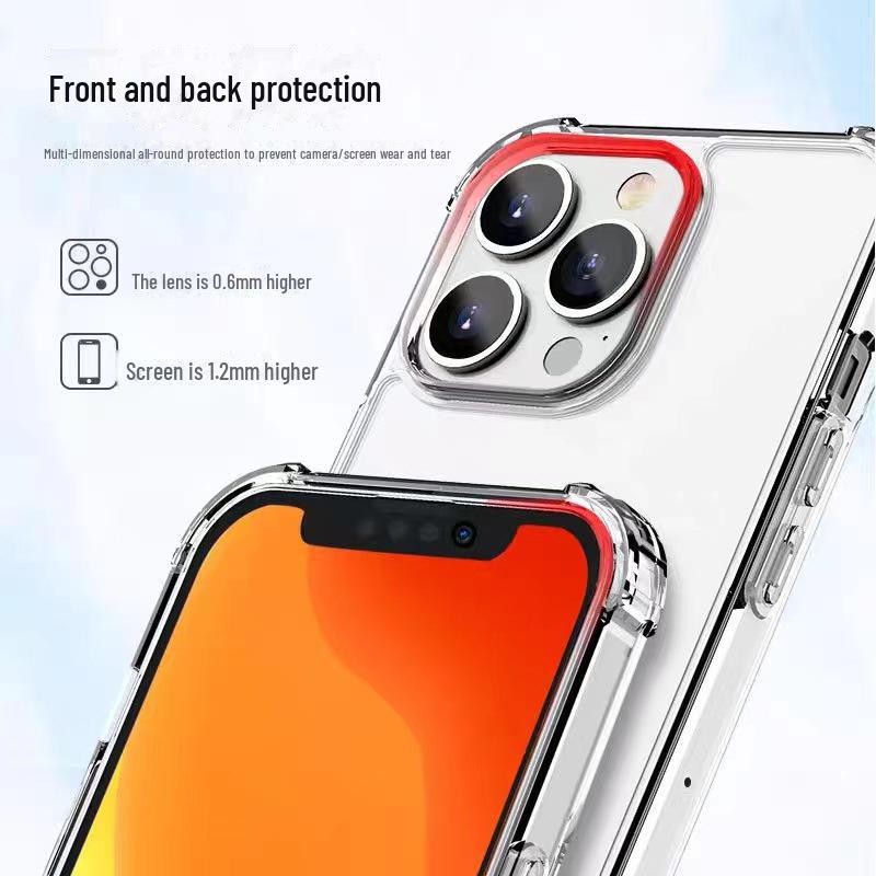 

Прозрачный чехол Airbag Anti-Fall для моделей iPhone: 8, X, XR, 11, 12 Про, 13, 14, 15, 16 Про