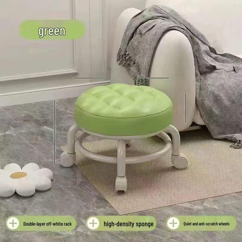 Universal Rolling Low Stool - Versatile for Kids, Adults, and the Elderly