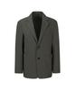 Sieg Crinkle Stitch Setup Jacket Khaki (Piead4029)