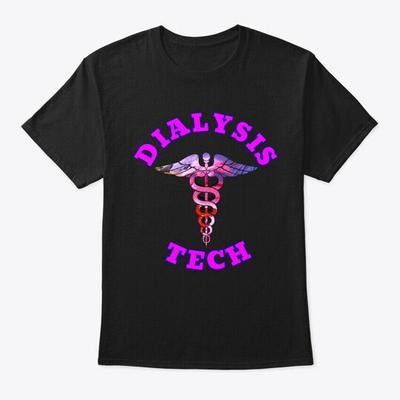 Dialysis Tech Med Symbol Tshirt Size S To 5xl