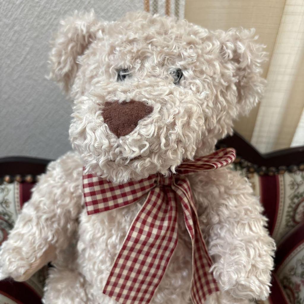 [USED] Vintage French stuffed teddy bear