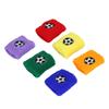 6Pcs Kids Sweatbands Polyester Fiber Soft Breathable Assorted Color Kids Sports Wristbands for Basketball Soccer Running
