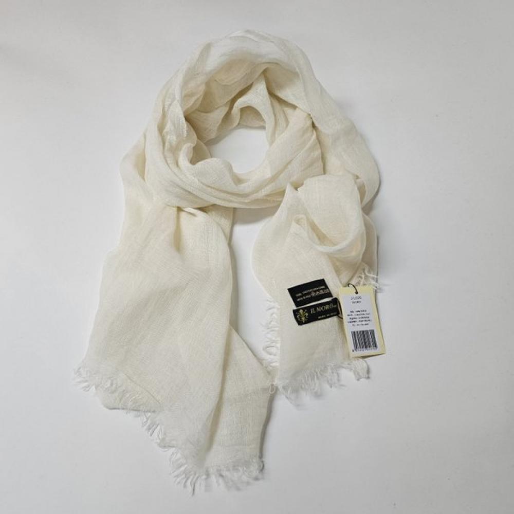 

Il Moro Florence Scarf Ma Linen Lo25 Ivory Single option