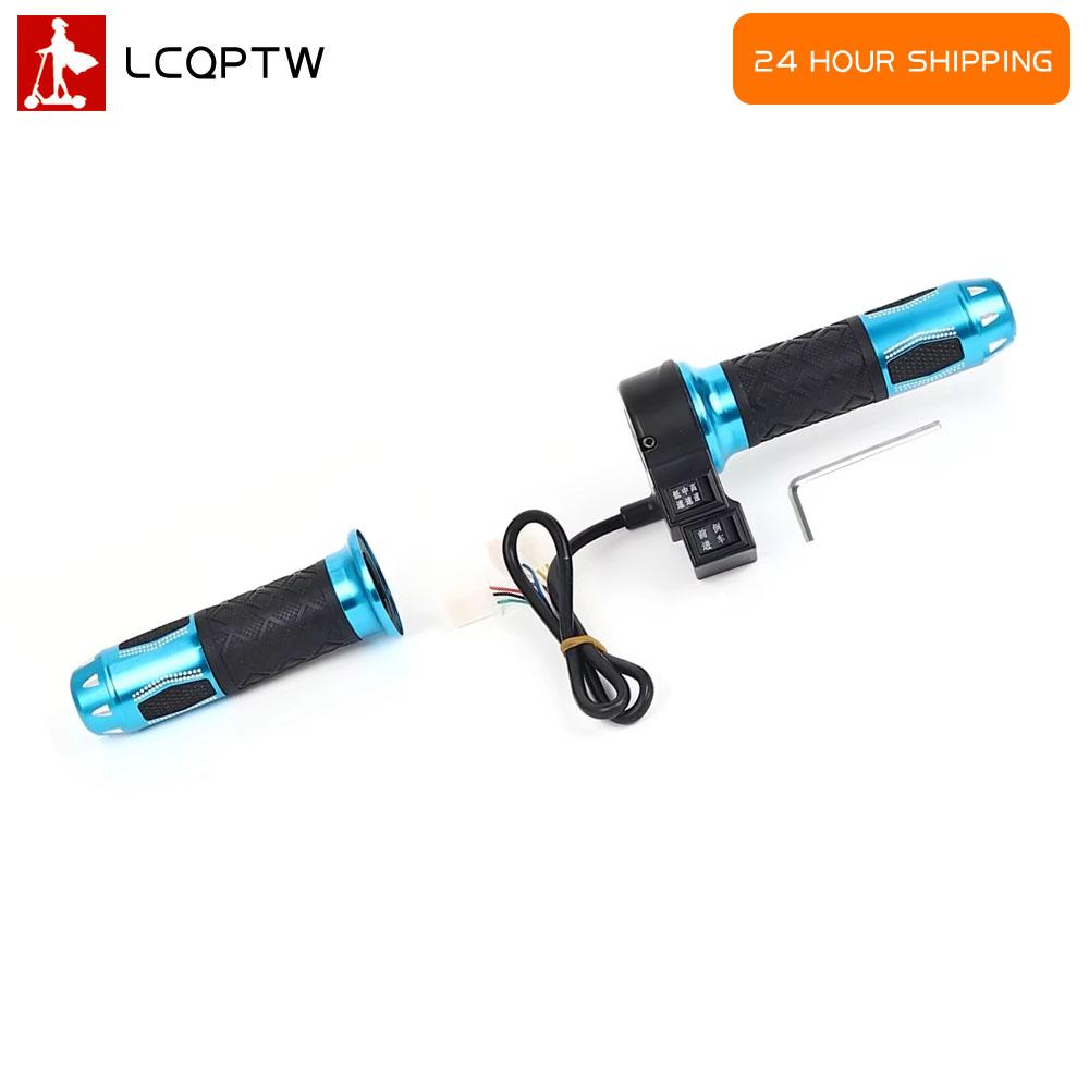 Electric Bicycle Scooter Twist Throttle High Medium Low Speed Forward Reverse Throttle Acceleration Handle Grips E-Bike