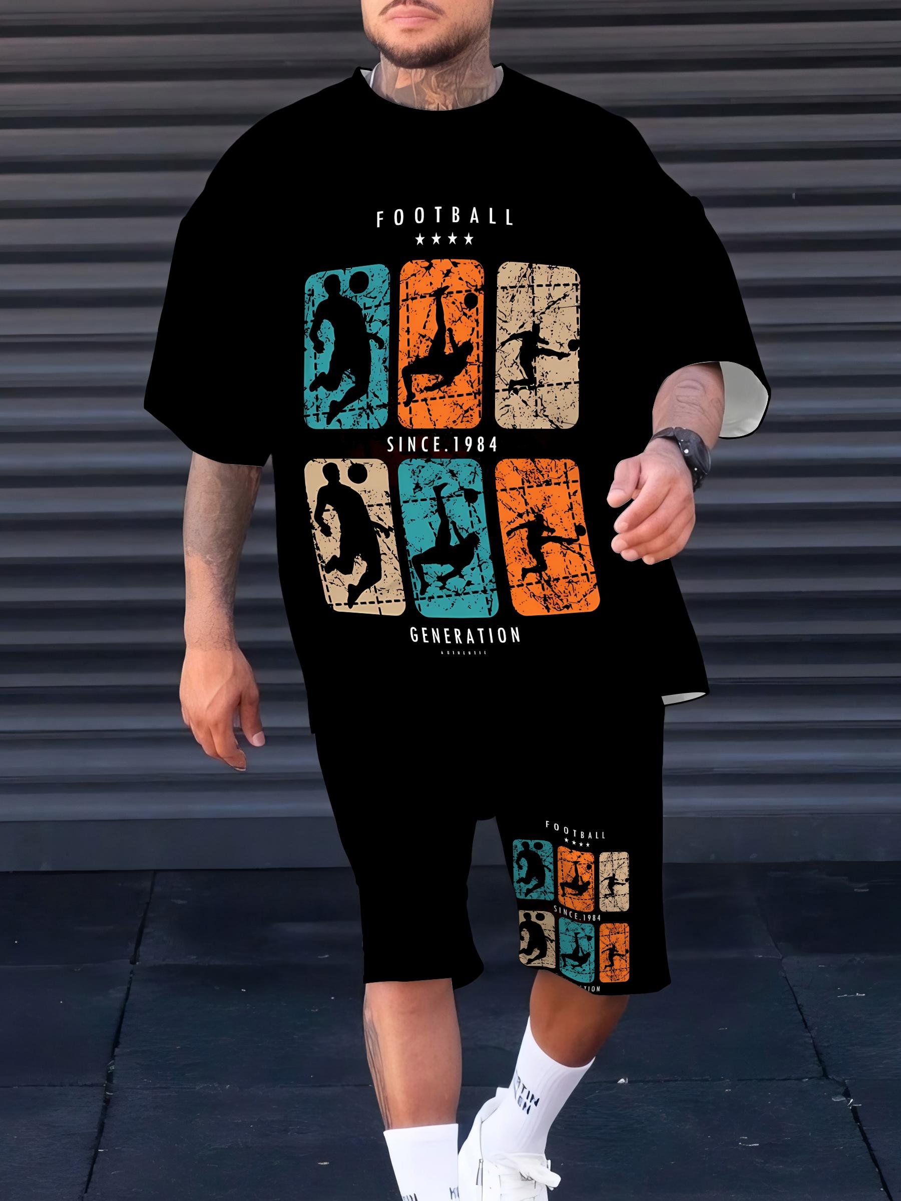 The 2026 Summer New Men s Suit Features Fun and Colorful Prints, Suitable for Casual Sports and Outdoor Wear S