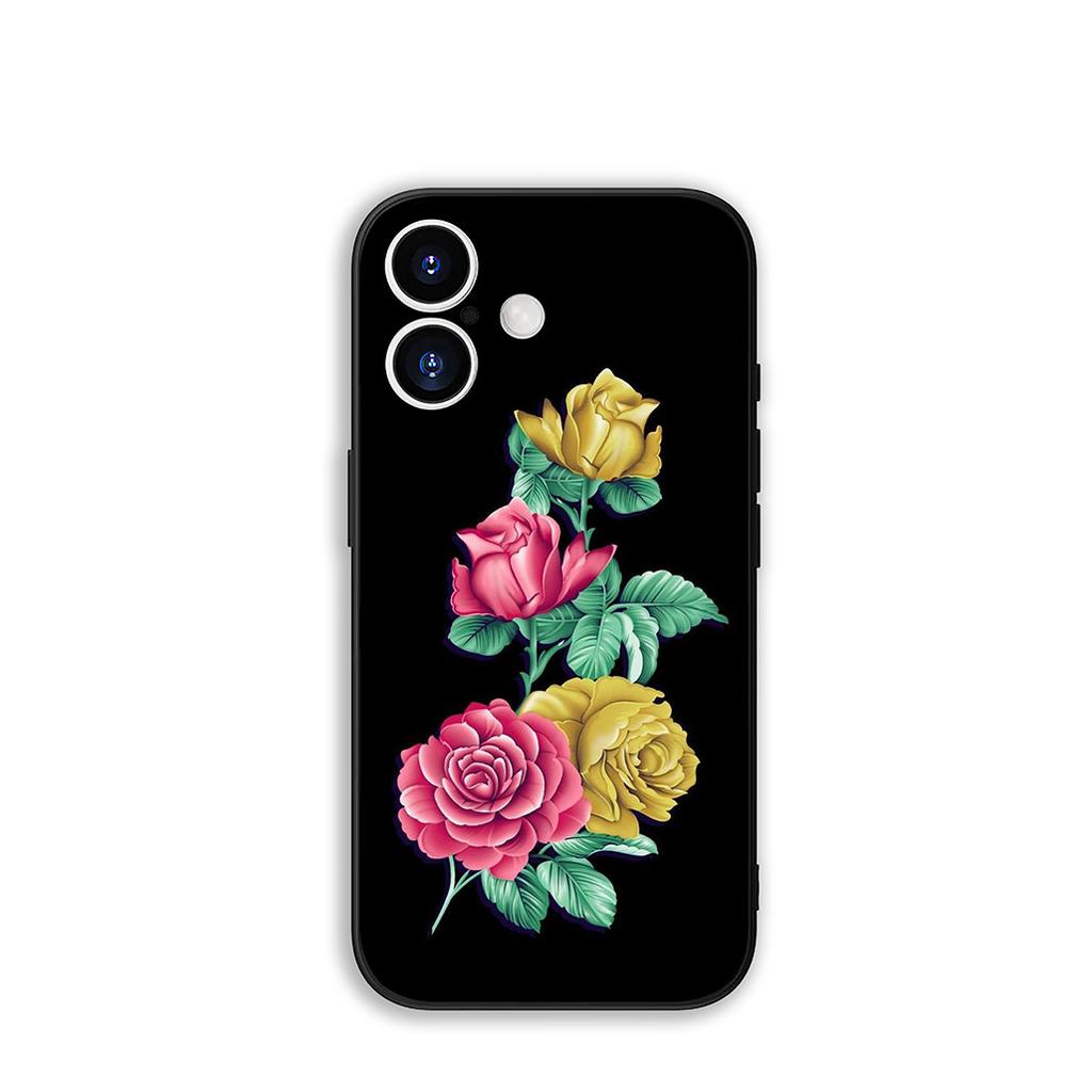 For Xiaomi Redmi 15C 15 A4 A5 9A 9T 10A 10C 9C NFC Note 11 9 8 10 Pro 8T Phone Cover Case Rose Flower Peony Red