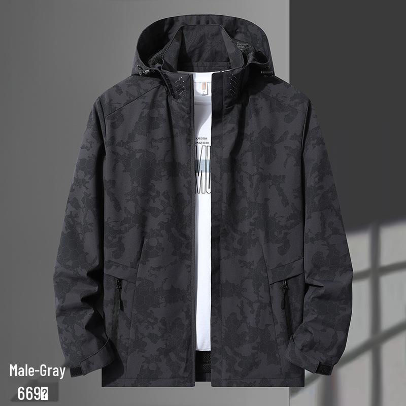 2022 Men's & Women's Lightweight Camouflage Windbreaker - Spring/Autumn Couple Style